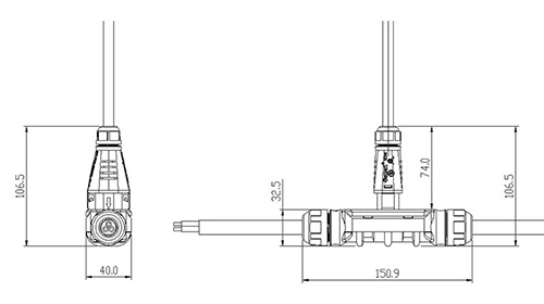 Connettori Fotovoltaici Circolari BC05  (per Micro Inverter)